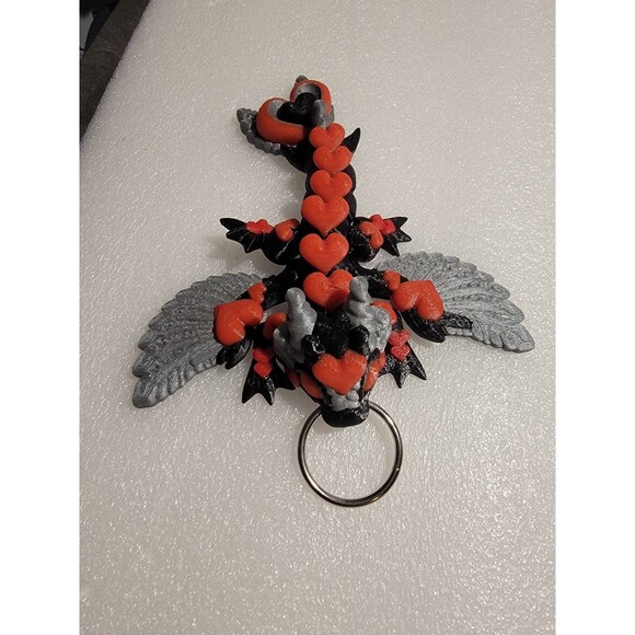 Tiny heart dragon multicolorr - Picture 1 of 6